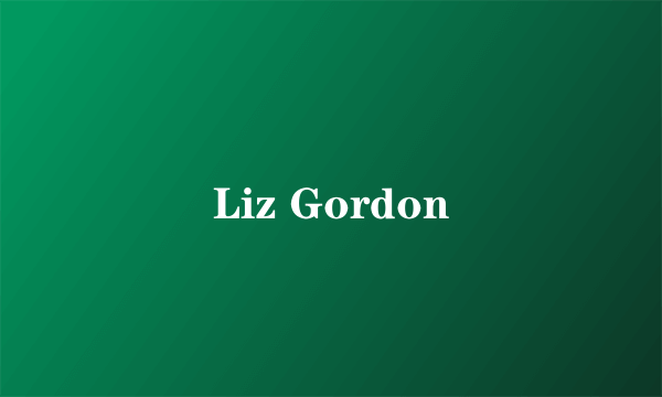 Liz Gordon