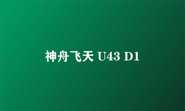 神舟飞天 U43 D1