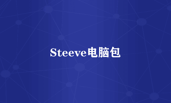 Steeve电脑包