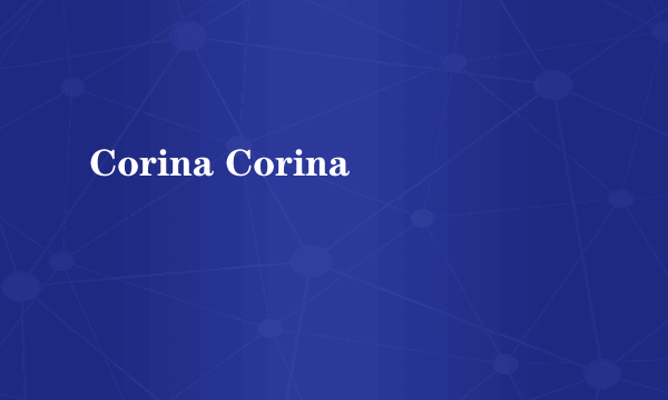 Corina Corina