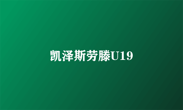 凯泽斯劳滕U19