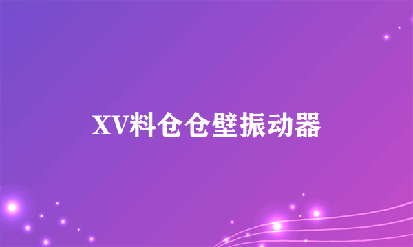 XV料仓仓壁振动器