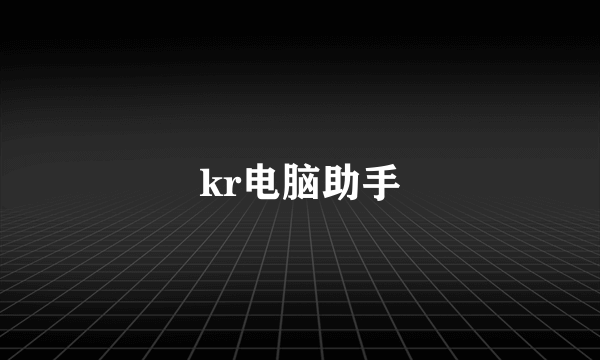 kr电脑助手