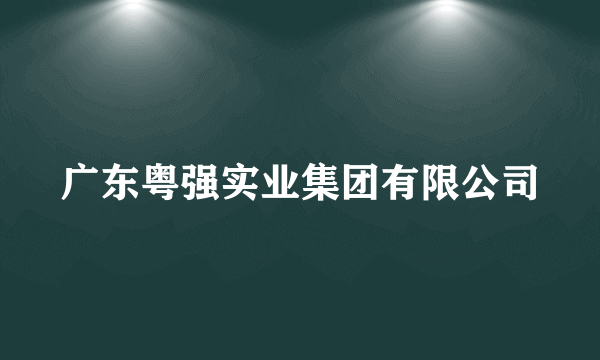 广东粤强实业集团有限公司