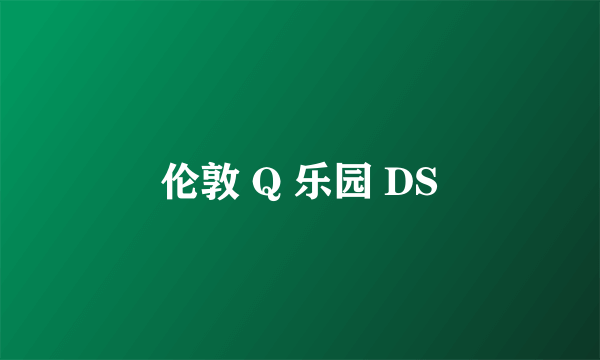 伦敦 Q 乐园 DS