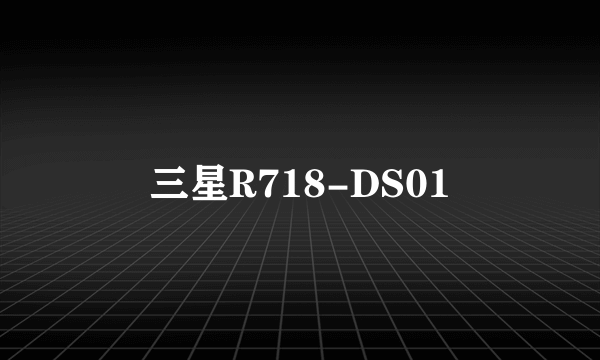 三星R718-DS01