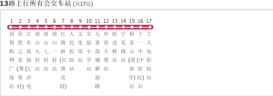 马鞍山公交13路