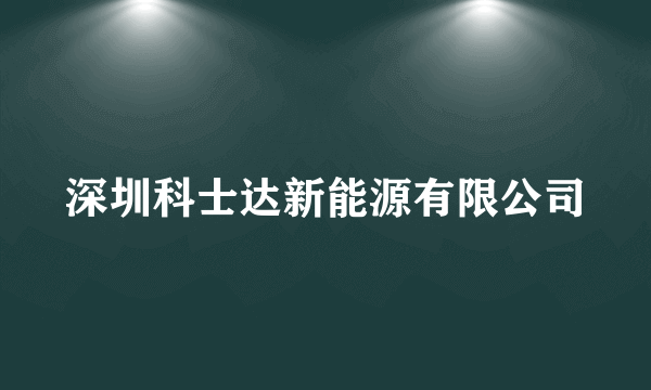 深圳科士达新能源有限公司