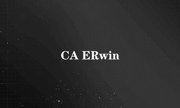 CA ERwin