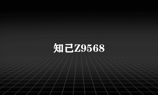 知己Z9568