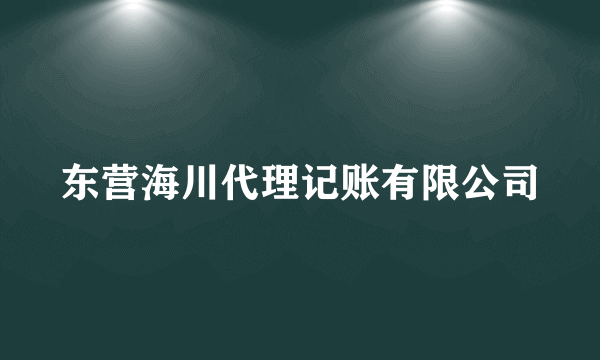 东营海川代理记账有限公司