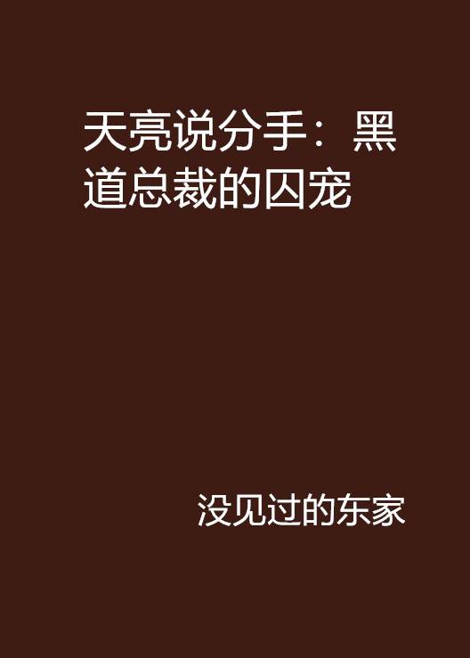 天亮说分手：黑道总裁的囚宠