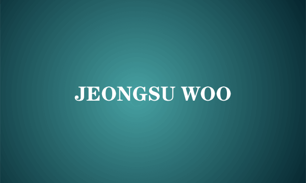 JEONGSU WOO