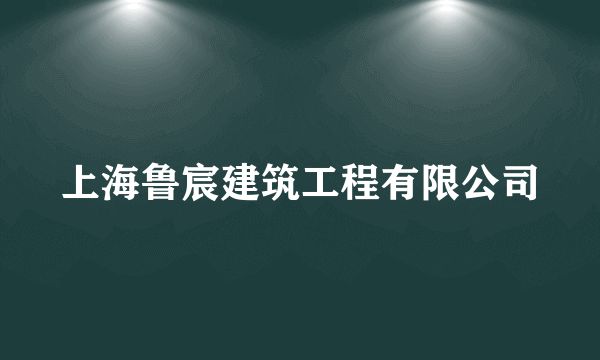 上海鲁宸建筑工程有限公司