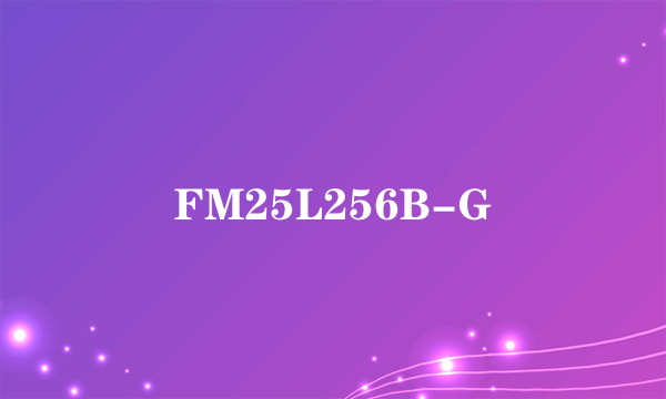 FM25L256B-G