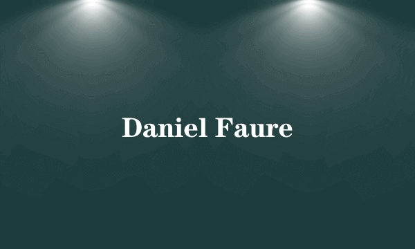 Daniel Faure