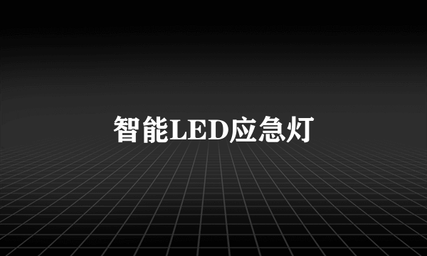 智能LED应急灯