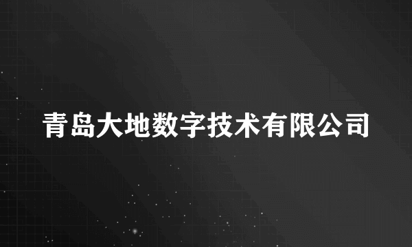 青岛大地数字技术有限公司