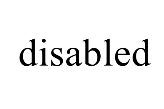 disabled