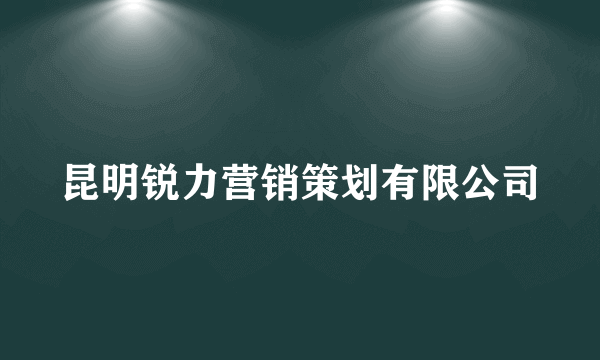 昆明锐力营销策划有限公司