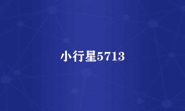 小行星5713