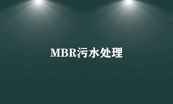 MBR污水处理