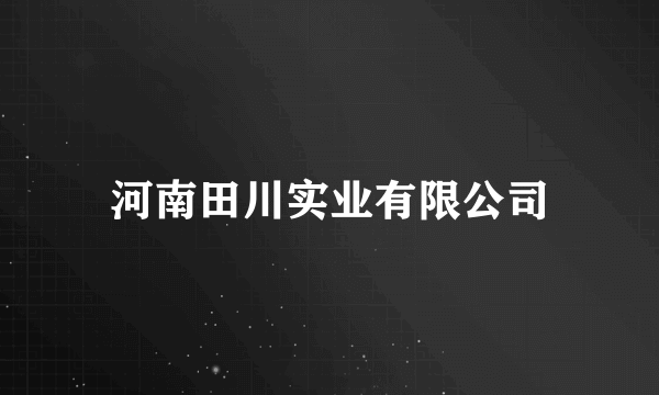 河南田川实业有限公司