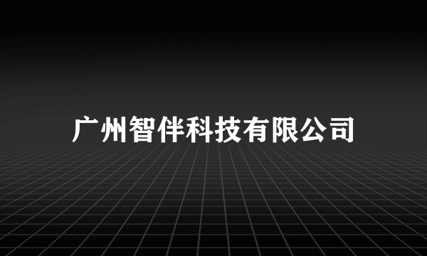 广州智伴科技有限公司