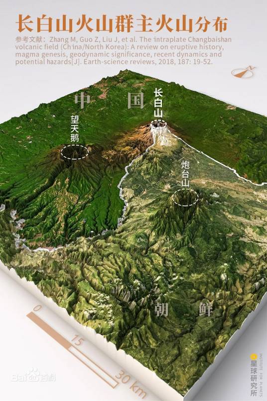 吉林长白山火山群